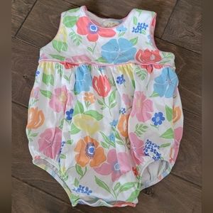 Beaufort bonnet baby girls 12-18m boca floral summertime bubble